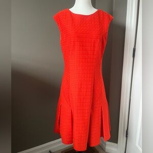 Donna Morgan Vibrant Orange Mini Dress